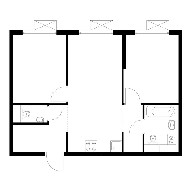 2-BD Apartment Sale, 50.9 sq. m. at Liublinskiy Park, Lyublinskaya Street, 78к2, Moscow, Russia #1 2-BD Apartment Sale, 50.9 sq. m. at Liublinskiy Park, Lyublinskaya Street, 78к2, Moscow, Russia #1
