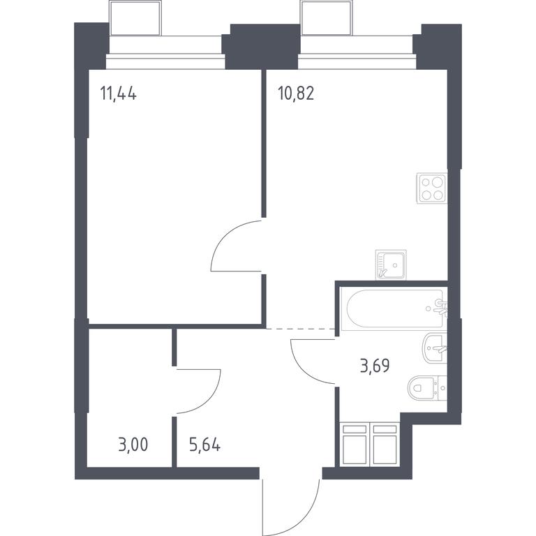 Apartment Sale, 34.74 sq. m. at Troparevo Park, Kiyevskoye shosse, 21-y kilometr, 3с4, Mosrentgen Settlement, Moscow, Russia #1 Apartment Sale, 34.74 sq. m. at Troparevo Park, Kiyevskoye shosse, 21-y kilometr, 3с4, Mosrentgen Settlement, Moscow, Russia #1
