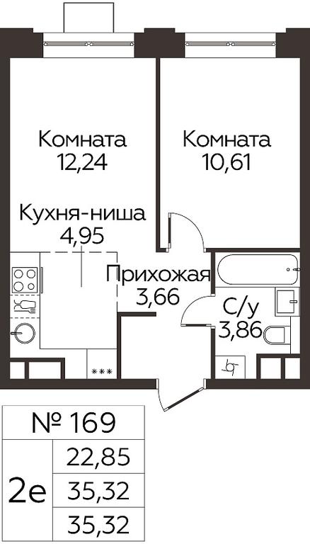 1-BD Apartment Sale, 35.32 sq. m. at Kashtanovaya Roshcha, Solnechnaya ulitsa, posyolok Lesnaya Polyana, derevnya Izmalkovo, Odintsovskiy City District, Moscow Region, Russia #1 1-BD Apartment Sale, 35.32 sq. m. at Kashtanovaya Roshcha, Solnechnaya ulitsa, posyolok Lesnaya Polyana, derevnya Izmalkovo, Odintsovskiy City District, Moscow Region, Russia #1