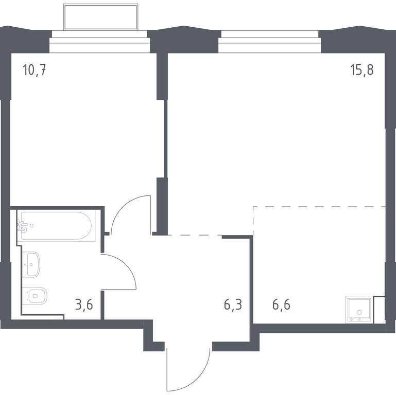 Apartment Sale, 43.02 sq. m. at Kvartal Strogino, zhiloy kompleks Kvartal Strogino, Krasnogorsk, Moscow Region, Russia #1 Apartment Sale, 43.02 sq. m. at Kvartal Strogino, zhiloy kompleks Kvartal Strogino, Krasnogorsk, Moscow Region, Russia #1