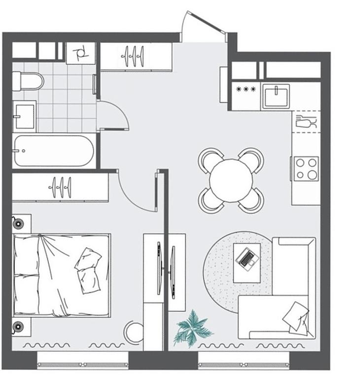 Продажа 1-комн. квартиры, 36,09 м² в ЖК «Цветочные Поляны Сити», квартал № 165, поселение Филимонковское, Москва, Россия #1 Продажа 1-комн. квартиры, 36,09 м² в ЖК «Цветочные Поляны Сити», квартал № 165, поселение Филимонковское, Москва, Россия #1