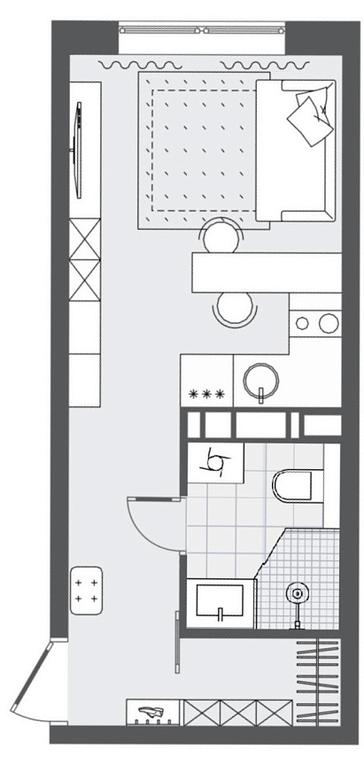 Apartment Sale, 23.01 sq. m. at Tsvetochnye Polyany City, kvartal № 165, Filimonkovskoye Municipal Formation, Moscow, Russia #1 Apartment Sale, 23.01 sq. m. at Tsvetochnye Polyany City, kvartal № 165, Filimonkovskoye Municipal Formation, Moscow, Russia #1