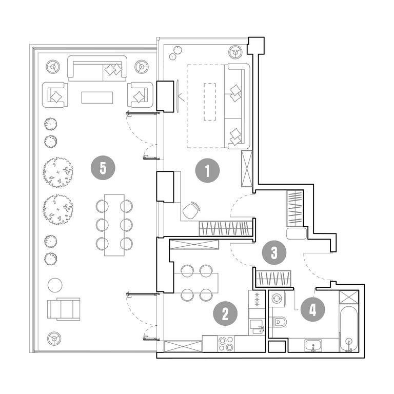 1-BD Apartment Sale, 91.7 sq. m. at Mirapolis, Mira Avenue, 222Ас9, Moscow, Russia #1 1-BD Apartment Sale, 91.7 sq. m. at Mirapolis, Mira Avenue, 222Ас9, Moscow, Russia #1