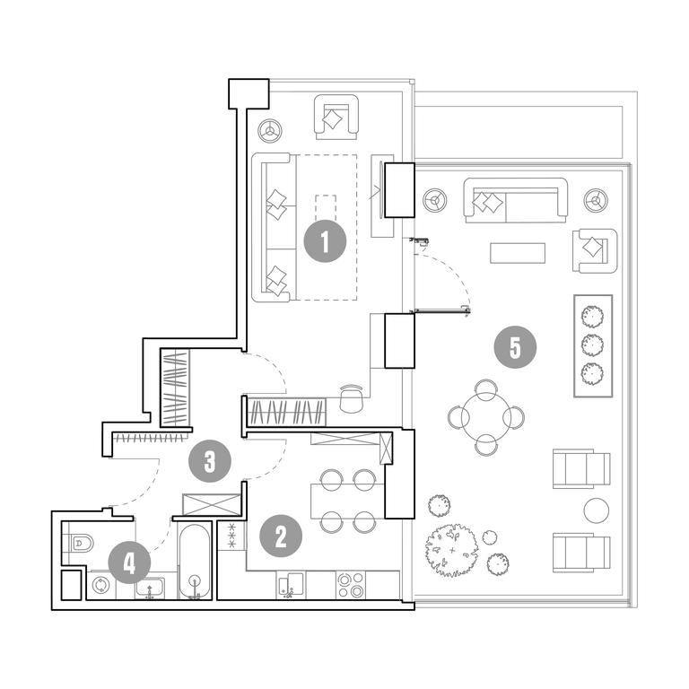 1-BD Apartment Sale, 79.6平方米 at Mirapolis, Mira Avenue, 222Ас9, Moscow, Russia #1 1-BD Apartment Sale, 79.6平方米 at Mirapolis, Mira Avenue, 222Ас9, Moscow, Russia #1