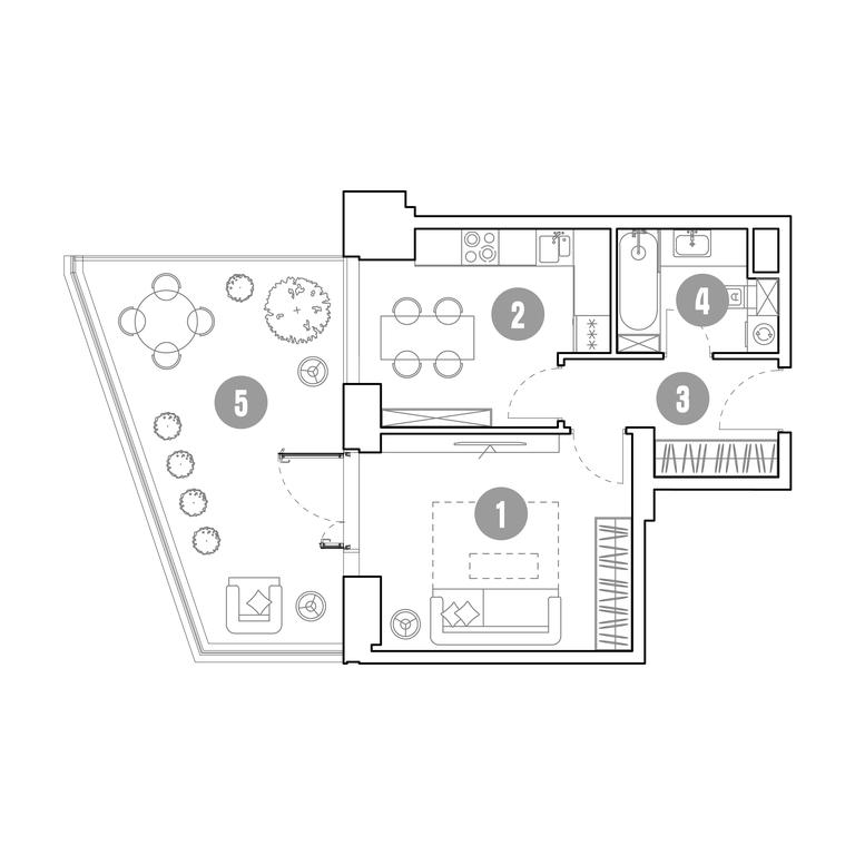 1-BD Apartment Sale, 55.9 sq. m. at Mirapolis, Mira Avenue, 222Ас9, Moscow, Russia #2 1-BD Apartment Sale, 55.9 sq. m. at Mirapolis, Mira Avenue, 222Ас9, Moscow, Russia #2