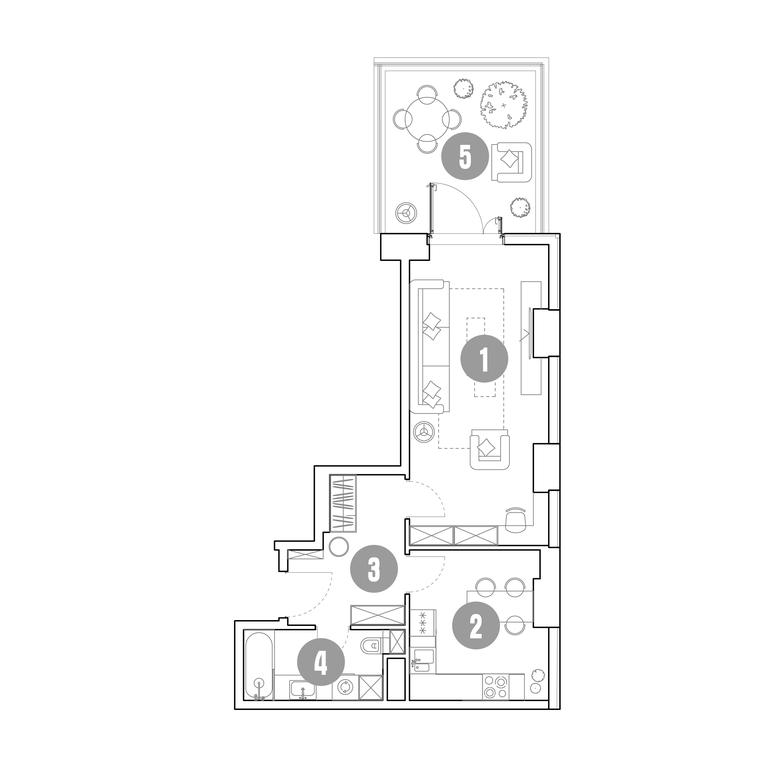 Продажа 1-комн. квартиры, 56 м² в ЖК «Мираполис», проспект Мира, 222Ас9, Москва, Россия #2 Продажа 1-комн. квартиры, 56 м² в ЖК «Мираполис», проспект Мира, 222Ас9, Москва, Россия #2
