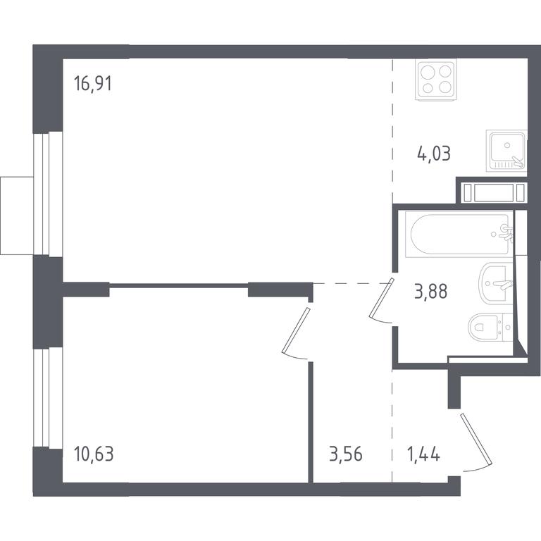 Apartment Sale, 40.4平方米 at Piatnitskie Luga, Pyatnitskoye Highway, 2, derevnya Yurlovo, Solnechnogorsk City District, Moscow Region, Russia #1 Apartment Sale, 40.4平方米 at Piatnitskie Luga, Pyatnitskoye Highway, 2, derevnya Yurlovo, Solnechnogorsk City District, Moscow Region, Russia #1
