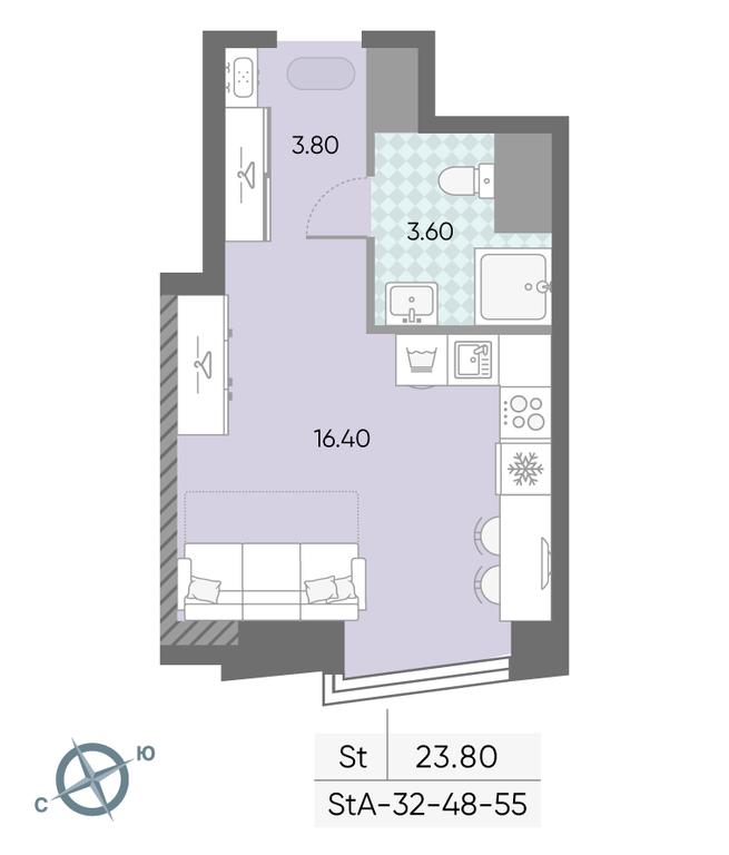 Apartment Sale, 23.8 sq. m. at Obrucheva 30, Obrucheva Street, 30А, Moscow, Russia #2 Apartment Sale, 23.8 sq. m. at Obrucheva 30, Obrucheva Street, 30А, Moscow, Russia #2