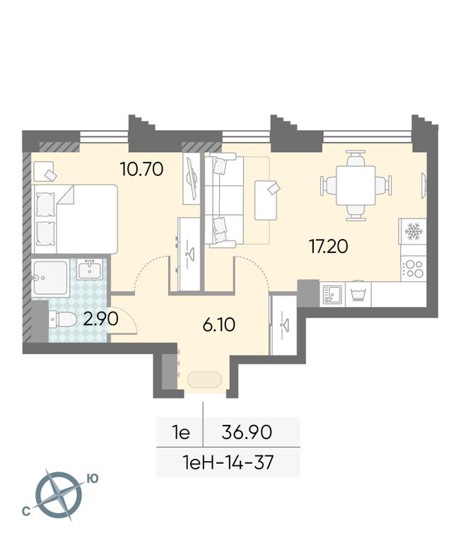 Продажа 1-комн. квартиры, 36,9 м² в ЖК «Обручева 30», улица Обручева, 30А, Москва, Россия #2 Продажа 1-комн. квартиры, 36,9 м² в ЖК «Обручева 30», улица Обручева, 30А, Москва, Россия #2