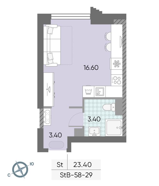 Продажа квартиры, 23,4 м² в ЖК «Обручева 30», улица Обручева, 30А, Москва, Россия #2 Продажа квартиры, 23,4 м² в ЖК «Обручева 30», улица Обручева, 30А, Москва, Россия #2
