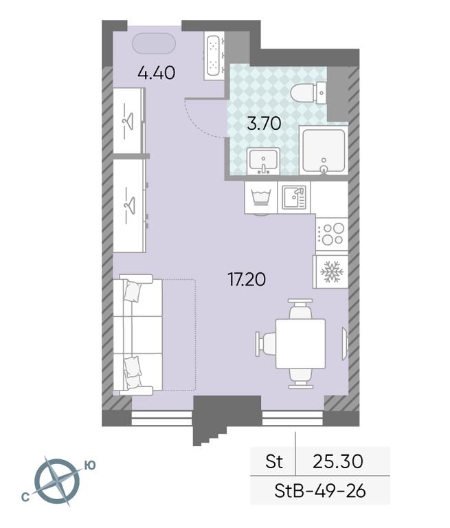 Продажа квартиры, 25,3 м² в ЖК «Обручева 30», улица Обручева, 30А, Москва, Россия #2 Продажа квартиры, 25,3 м² в ЖК «Обручева 30», улица Обручева, 30А, Москва, Россия #2