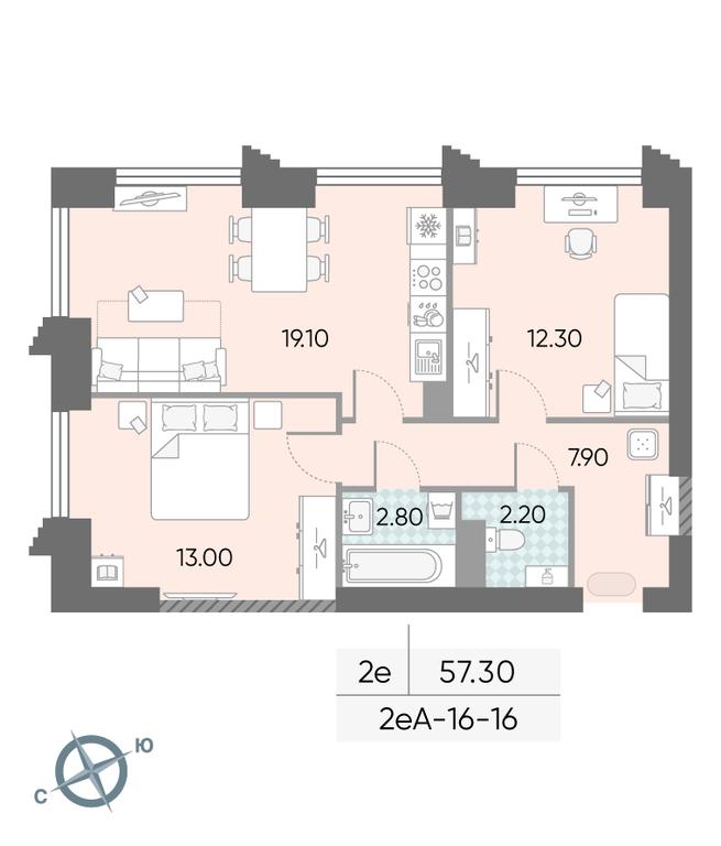 Продажа 2-комн. квартиры, 57,3 м² в ЖК «Обручева 30», улица Обручева, 30А, Москва, Россия #1 Продажа 2-комн. квартиры, 57,3 м² в ЖК «Обручева 30», улица Обручева, 30А, Москва, Россия #1