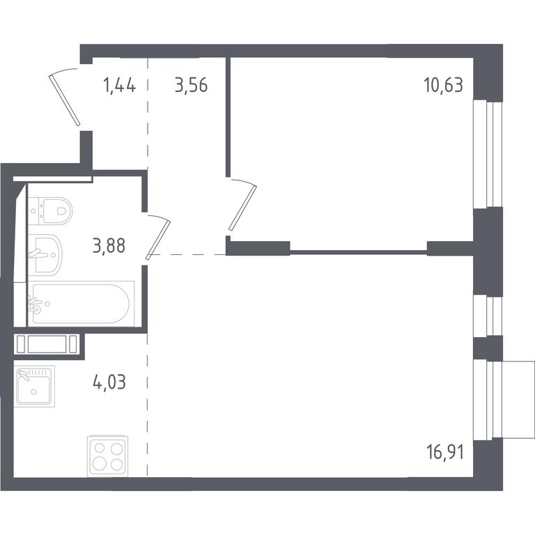 Apartment Sale, 40.4平方米 at Piatnitskie Luga, Pyatnitskoye Highway, 2, derevnya Yurlovo, Solnechnogorsk City District, Moscow Region, Russia #1 Apartment Sale, 40.4平方米 at Piatnitskie Luga, Pyatnitskoye Highway, 2, derevnya Yurlovo, Solnechnogorsk City District, Moscow Region, Russia #1