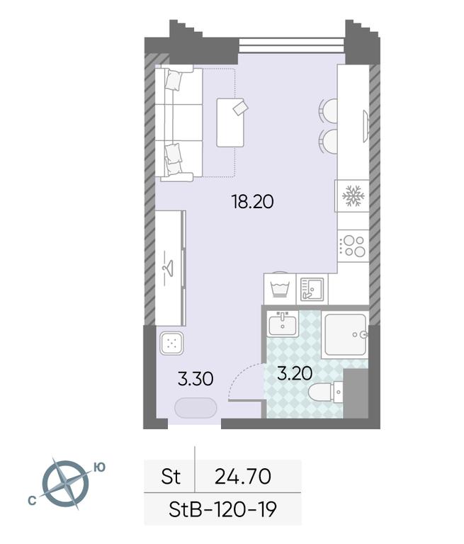 Продажа квартиры, 24,7 м² в ЖК «Обручева 30», улица Обручева, 30А, Москва, Россия #2 Продажа квартиры, 24,7 м² в ЖК «Обручева 30», улица Обручева, 30А, Москва, Россия #2
