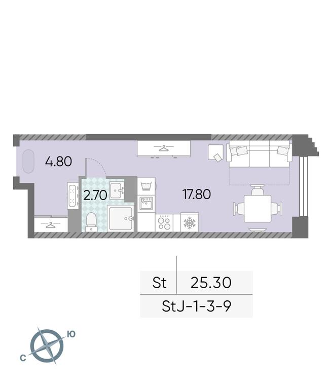 Apartment Sale, 25.3 sq. m. at Obrucheva 30, Obrucheva Street, 30А, Moscow, Russia #2