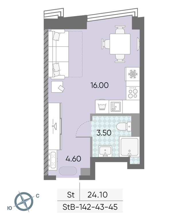 Apartment Sale, 24.1 sq. m. at Obrucheva 30, Obrucheva Street, 30А, Moscow, Russia #1 Apartment Sale, 24.1 sq. m. at Obrucheva 30, Obrucheva Street, 30А, Moscow, Russia #1