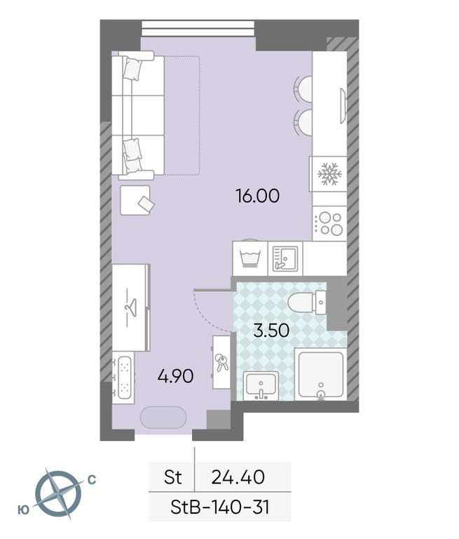 Продажа квартиры, 24,4 м² в ЖК «Обручева 30», улица Обручева, 30А, Москва, Россия #2 Продажа квартиры, 24,4 м² в ЖК «Обручева 30», улица Обручева, 30А, Москва, Россия #2