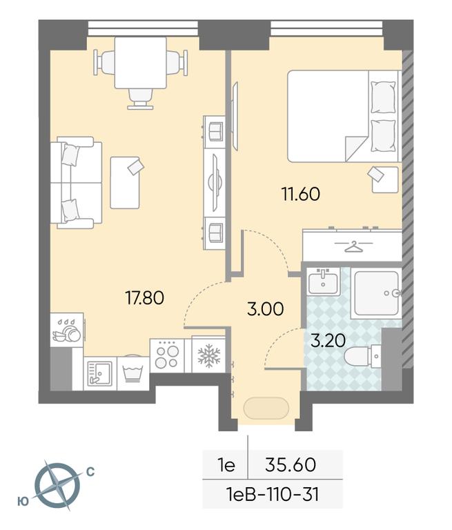 Продажа 1-комн. квартиры, 35,6 м² в ЖК «Обручева 30», улица Обручева, 30А, Москва, Россия #2 Продажа 1-комн. квартиры, 35,6 м² в ЖК «Обручева 30», улица Обручева, 30А, Москва, Россия #2
