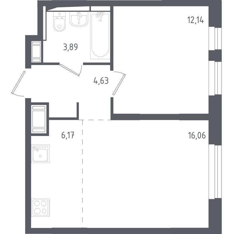 Apartment Sale, 42.9平方米 at Piatnitskie Luga, Pyatnitskoye Highway, 2, derevnya Yurlovo, Solnechnogorsk City District, Moscow Region, Russia #2 Apartment Sale, 42.9平方米 at Piatnitskie Luga, Pyatnitskoye Highway, 2, derevnya Yurlovo, Solnechnogorsk City District, Moscow Region, Russia #2