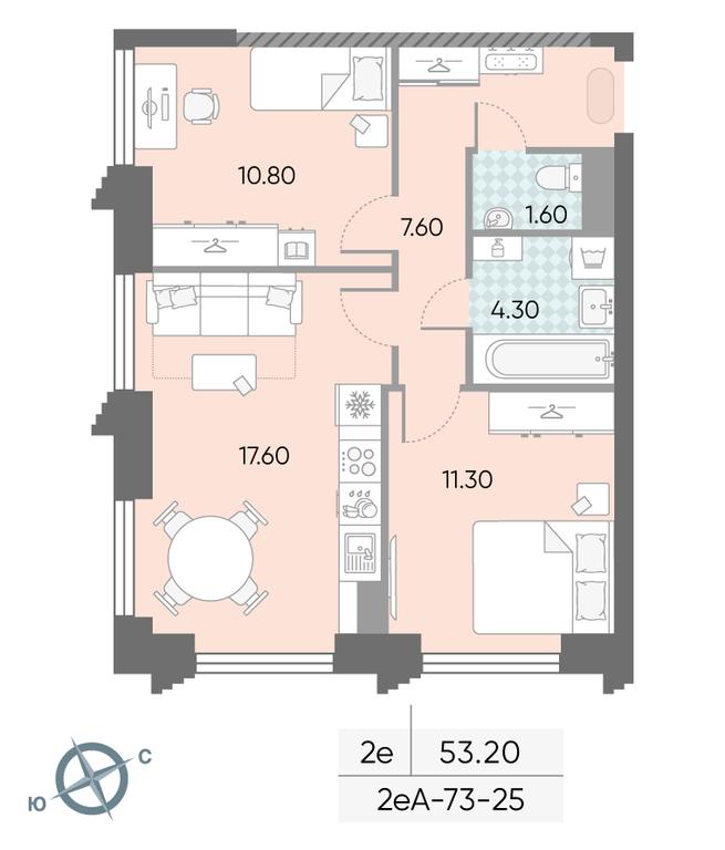 Продажа 2-комн. квартиры, 53,2 м² в ЖК «Обручева 30», улица Обручева, 30А, Москва, Россия #2 Продажа 2-комн. квартиры, 53,2 м² в ЖК «Обручева 30», улица Обручева, 30А, Москва, Россия #2