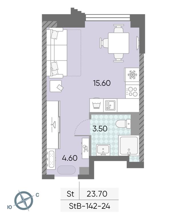 Продажа квартиры, 23,7 м² в ЖК «Обручева 30», улица Обручева, 30А, Москва, Россия #1 Продажа квартиры, 23,7 м² в ЖК «Обручева 30», улица Обручева, 30А, Москва, Россия #1