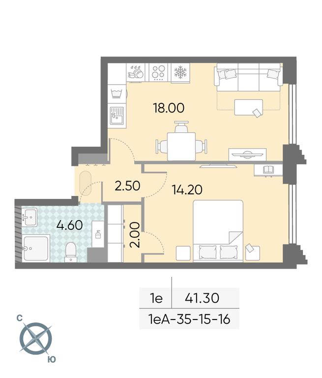Продажа 1-комн. квартиры, 41,3 м² в ЖК «Обручева 30», улица Обручева, 30А, Москва, Россия #1 Продажа 1-комн. квартиры, 41,3 м² в ЖК «Обручева 30», улица Обручева, 30А, Москва, Россия #1