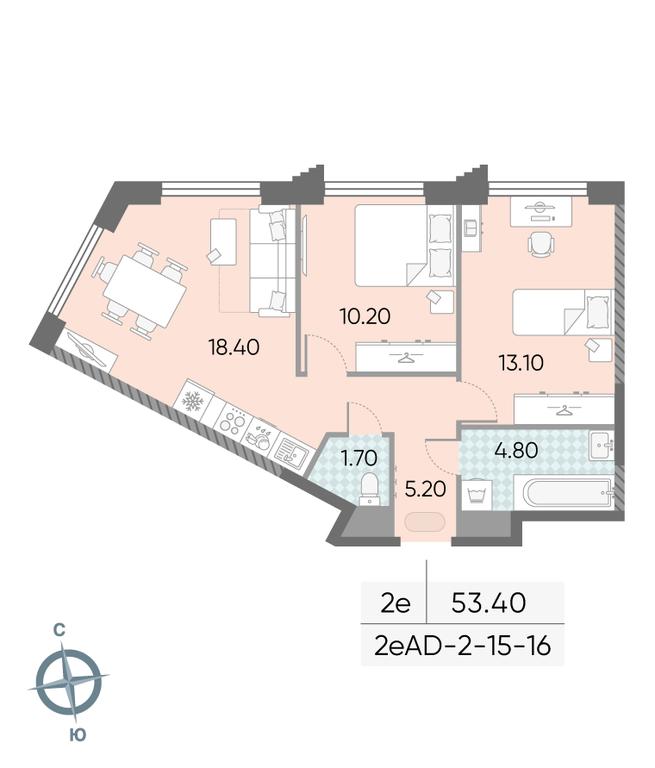 Продажа 2-комн. квартиры, 53,4 м² в ЖК «Обручева 30», улица Обручева, 30А, Москва, Россия #1 Продажа 2-комн. квартиры, 53,4 м² в ЖК «Обручева 30», улица Обручева, 30А, Москва, Россия #1