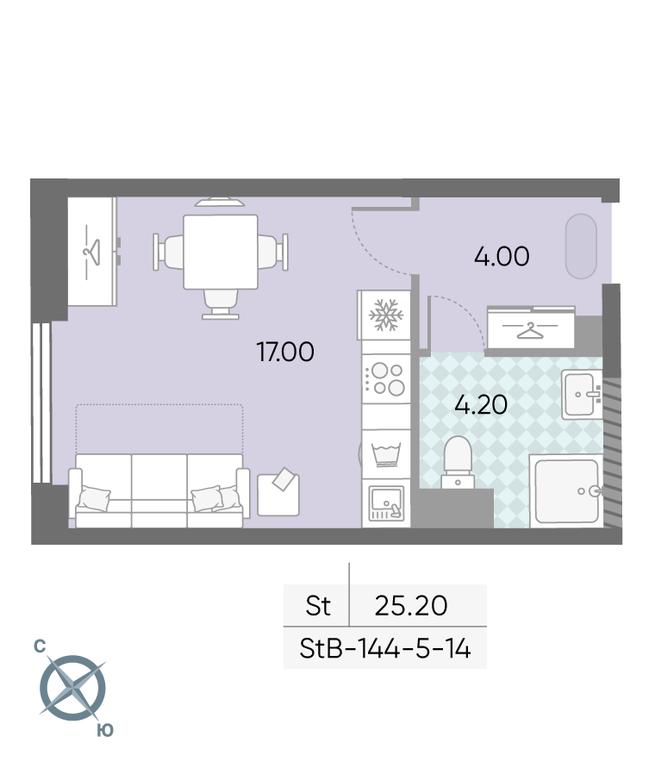 Apartment Sale, 25.2 sq. m. at Obrucheva 30, Obrucheva Street, 30А, Moscow, Russia #1 Apartment Sale, 25.2 sq. m. at Obrucheva 30, Obrucheva Street, 30А, Moscow, Russia #1