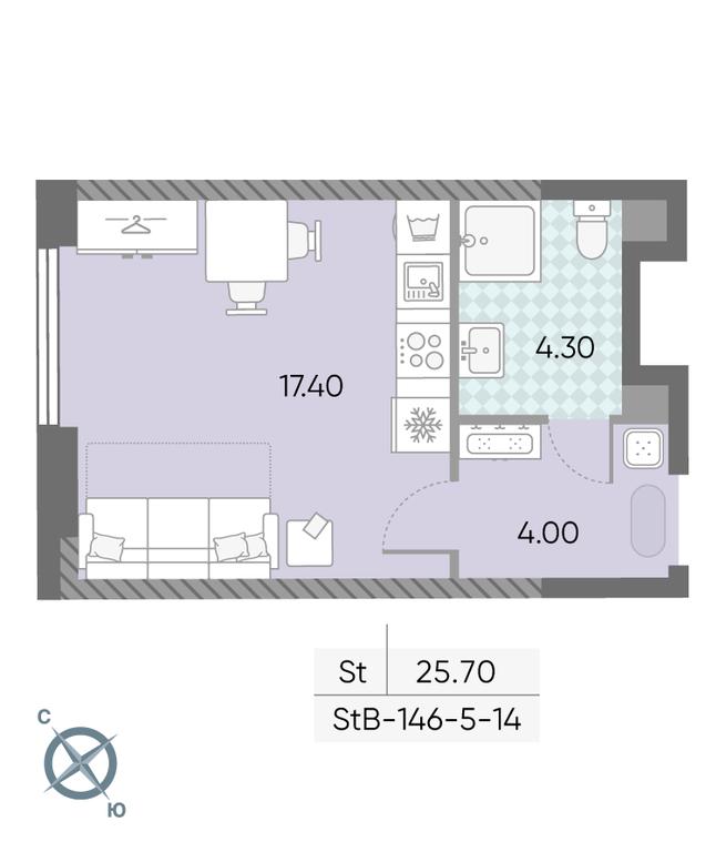 Apartment Sale, 25.7 sq. m. at Obrucheva 30, Obrucheva Street, 30А, Moscow, Russia #1 Apartment Sale, 25.7 sq. m. at Obrucheva 30, Obrucheva Street, 30А, Moscow, Russia #1