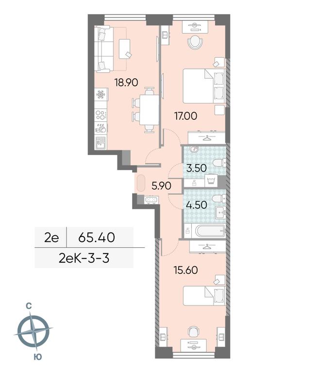 Продажа 2-комн. квартиры, 65,4 м² в ЖК «Обручева 30», улица Обручева, 30А, Москва, Россия #2 Продажа 2-комн. квартиры, 65,4 м² в ЖК «Обручева 30», улица Обручева, 30А, Москва, Россия #2