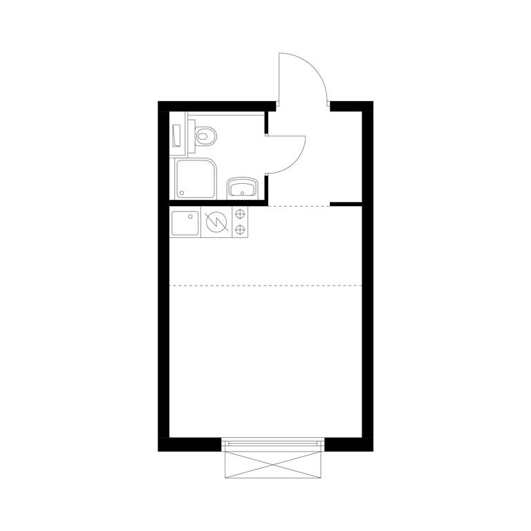 Apartment Sale, 21.8 sq. m. at Kolskaya 8, Kolskaya Street, 8с16, Moscow, Russia #1 Apartment Sale, 21.8 sq. m. at Kolskaya 8, Kolskaya Street, 8с16, Moscow, Russia #1