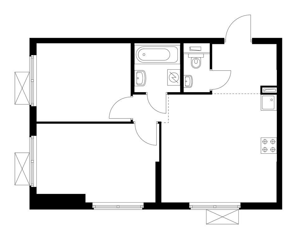 Продажа 2-комн. квартиры, 48,9 м² в ЖК «Перовское 2», Перовское шоссе, 4с2, Москва, Россия #1 Продажа 2-комн. квартиры, 48,9 м² в ЖК «Перовское 2», Перовское шоссе, 4с2, Москва, Россия #1