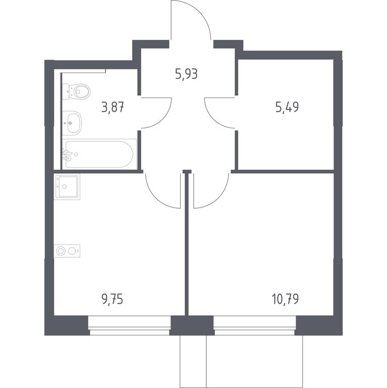 Apartment Sale, 35.83 sq. m. at Prigorod Lesnoe, Molodyozhny bulvar, 6, derevnya Misaylovo, Leninskiy City District, Moscow Region, Russia #1 Apartment Sale, 35.83 sq. m. at Prigorod Lesnoe, Molodyozhny bulvar, 6, derevnya Misaylovo, Leninskiy City District, Moscow Region, Russia #1