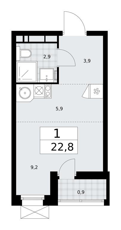 Apartment Sale, 22.8 sq. m. at Skandinaviya, Skandinaviya Residential Complex, Sosenskoye Settlement, Moscow, Russia #2 Apartment Sale, 22.8 sq. m. at Skandinaviya, Skandinaviya Residential Complex, Sosenskoye Settlement, Moscow, Russia #2