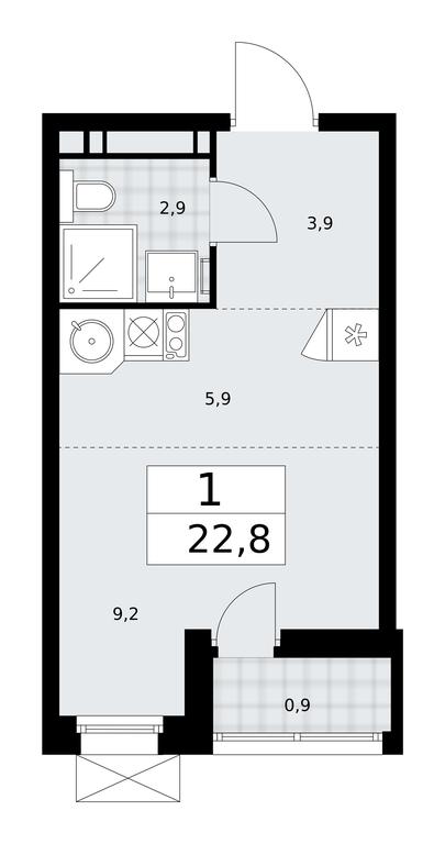 Apartment Sale, 22.8 sq. m. at Skandinaviya, Skandinaviya Residential Complex, Sosenskoye Settlement, Moscow, Russia #2 Apartment Sale, 22.8 sq. m. at Skandinaviya, Skandinaviya Residential Complex, Sosenskoye Settlement, Moscow, Russia #2