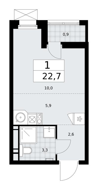 Apartment Sale, 22.7 sq. m. at Skandinaviya, Skandinaviya Residential Complex, Sosenskoye Settlement, Moscow, Russia #1 Apartment Sale, 22.7 sq. m. at Skandinaviya, Skandinaviya Residential Complex, Sosenskoye Settlement, Moscow, Russia #1