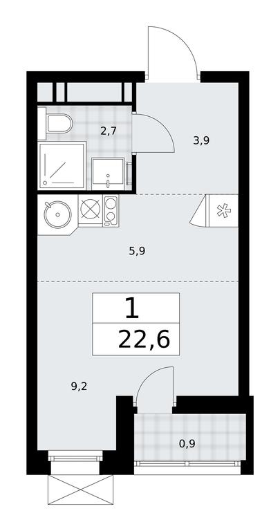 Apartment Sale, 22.6 sq. m. at Skandinaviya, Skandinaviya Residential Complex, Sosenskoye Settlement, Moscow, Russia #2 Apartment Sale, 22.6 sq. m. at Skandinaviya, Skandinaviya Residential Complex, Sosenskoye Settlement, Moscow, Russia #2