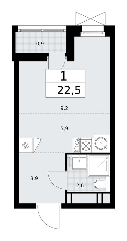 Apartment Sale, 22.5 sq. m. at Skandinaviya, Skandinaviya Residential Complex, Sosenskoye Settlement, Moscow, Russia #2 Apartment Sale, 22.5 sq. m. at Skandinaviya, Skandinaviya Residential Complex, Sosenskoye Settlement, Moscow, Russia #2