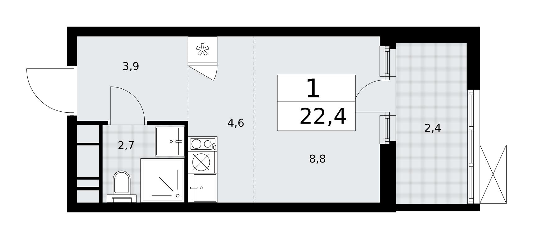 Apartment Sale, 22.4 sq. m. at Skandinaviya, Skandinaviya Residential Complex, Sosenskoye Settlement, Moscow, Russia #2 Apartment Sale, 22.4 sq. m. at Skandinaviya, Skandinaviya Residential Complex, Sosenskoye Settlement, Moscow, Russia #2