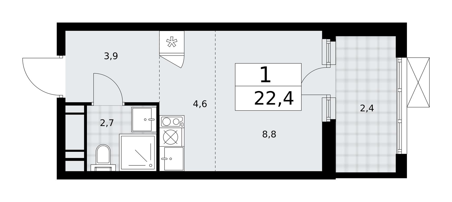 Apartment Sale, 22.4 sq. m. at Skandinaviya, Skandinaviya Residential Complex, Sosenskoye Settlement, Moscow, Russia #1 Apartment Sale, 22.4 sq. m. at Skandinaviya, Skandinaviya Residential Complex, Sosenskoye Settlement, Moscow, Russia #1