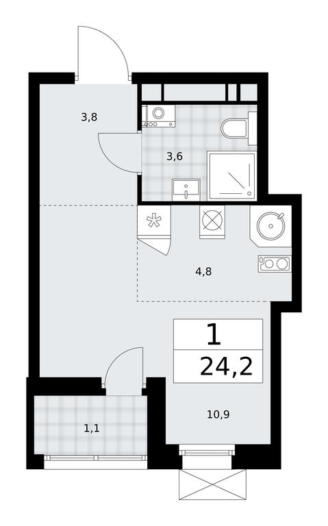 Apartment Sale, 24.2 sq. m. at Skandinaviya, Skandinaviya Residential Complex, Sosenskoye Settlement, Moscow, Russia #1 Apartment Sale, 24.2 sq. m. at Skandinaviya, Skandinaviya Residential Complex, Sosenskoye Settlement, Moscow, Russia #1