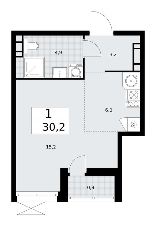 Apartment Sale, 30.2 sq. m. at Skandinaviya, Skandinaviya Residential Complex, Sosenskoye Settlement, Moscow, Russia #2 Apartment Sale, 30.2 sq. m. at Skandinaviya, Skandinaviya Residential Complex, Sosenskoye Settlement, Moscow, Russia #2