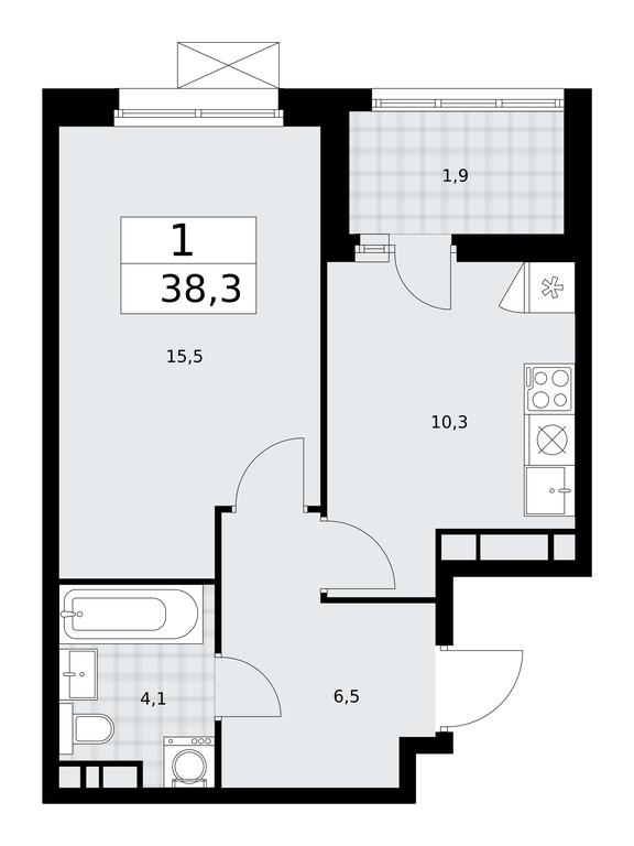 Apartment Sale, 38.3 sq. m. at Skandinaviya, Skandinaviya Residential Complex, Sosenskoye Settlement, Moscow, Russia #2 Apartment Sale, 38.3 sq. m. at Skandinaviya, Skandinaviya Residential Complex, Sosenskoye Settlement, Moscow, Russia #2