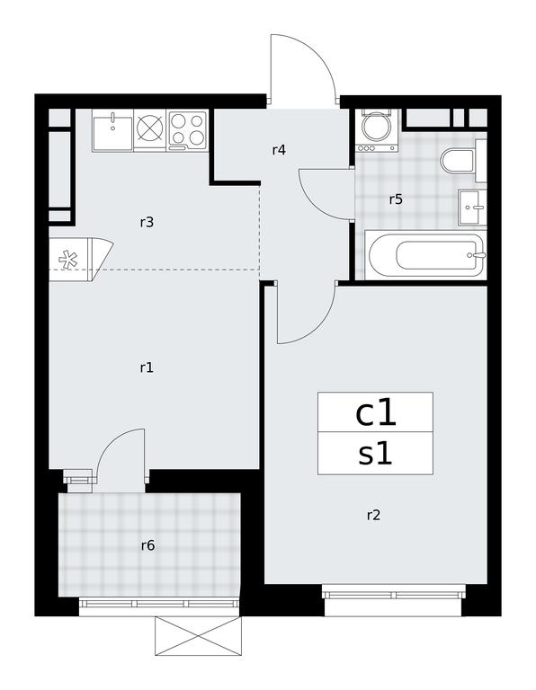 1-BD Apartment Sale, 35.8平方米 at Skandinaviya, Skandinaviya Residential Complex, Sosenskoye Settlement, Moscow, Russia #1 1-BD Apartment Sale, 35.8平方米 at Skandinaviya, Skandinaviya Residential Complex, Sosenskoye Settlement, Moscow, Russia #1