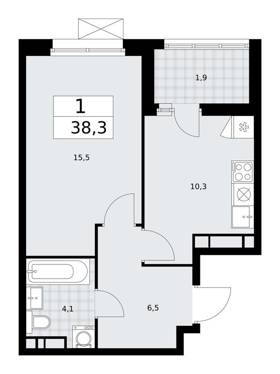 Apartment Sale, 38.3平方米 at Skandinaviya, Skandinaviya Residential Complex, Sosenskoye Settlement, Moscow, Russia #1 Apartment Sale, 38.3平方米 at Skandinaviya, Skandinaviya Residential Complex, Sosenskoye Settlement, Moscow, Russia #1