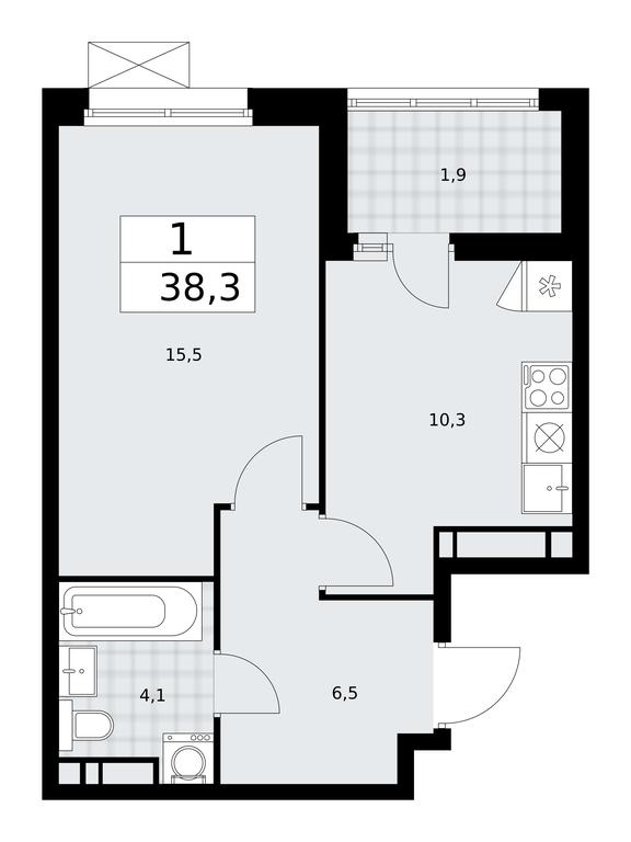 Apartment Sale, 38.3 sq. m. at Skandinaviya, Skandinaviya Residential Complex, Sosenskoye Settlement, Moscow, Russia #1 Apartment Sale, 38.3 sq. m. at Skandinaviya, Skandinaviya Residential Complex, Sosenskoye Settlement, Moscow, Russia #1