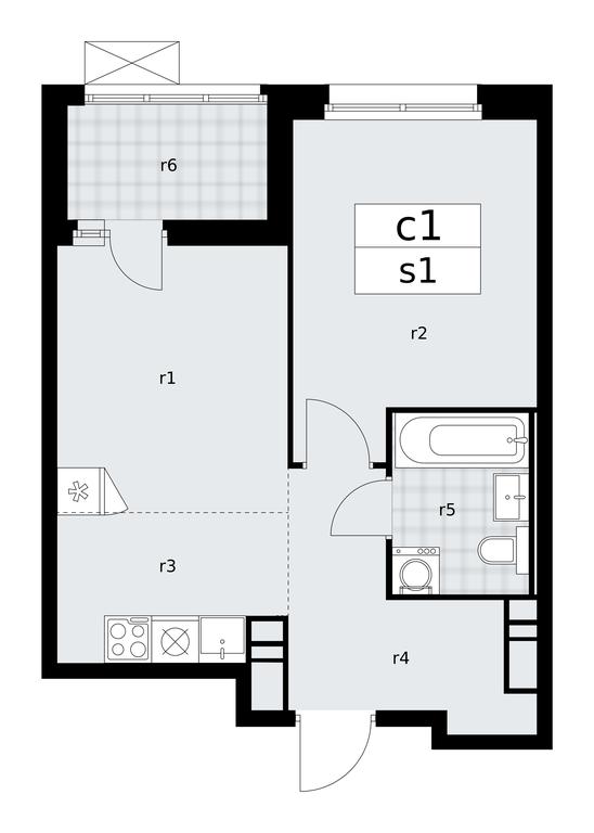 1-BD Apartment Sale, 39.6平方米 at Skandinaviya, Skandinaviya Residential Complex, Sosenskoye Settlement, Moscow, Russia #1 1-BD Apartment Sale, 39.6平方米 at Skandinaviya, Skandinaviya Residential Complex, Sosenskoye Settlement, Moscow, Russia #1