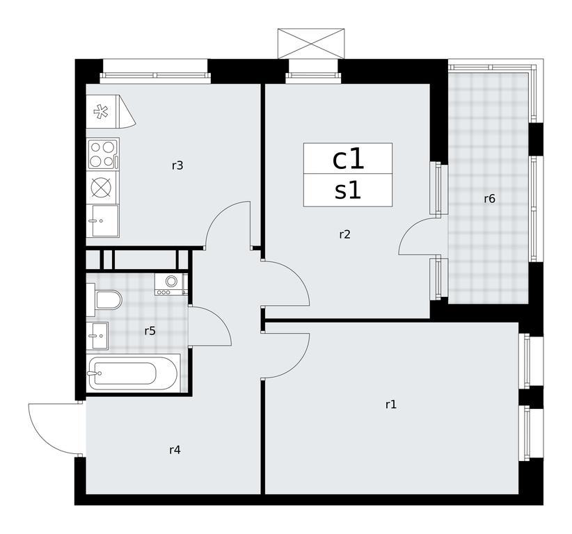 1-BD Apartment Sale, 51.8 sq. m. at Skandinaviya, Skandinaviya Residential Complex, Sosenskoye Settlement, Moscow, Russia #1 1-BD Apartment Sale, 51.8 sq. m. at Skandinaviya, Skandinaviya Residential Complex, Sosenskoye Settlement, Moscow, Russia #1