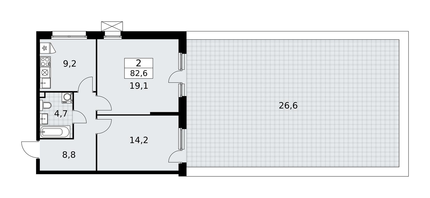 1-BD Apartment Sale, 82.6 sq. m. at Skandinaviya, Skandinaviya Residential Complex, Sosenskoye Settlement, Moscow, Russia #1 1-BD Apartment Sale, 82.6 sq. m. at Skandinaviya, Skandinaviya Residential Complex, Sosenskoye Settlement, Moscow, Russia #1