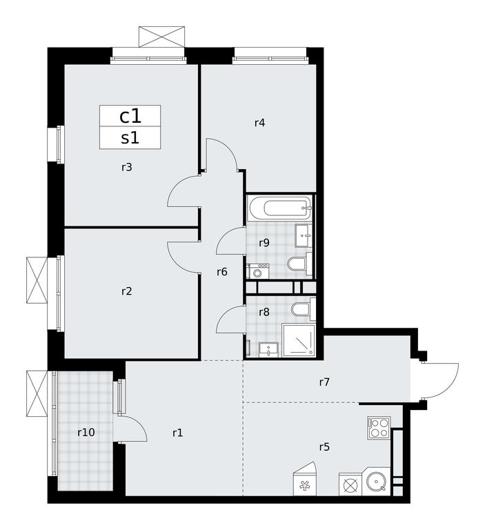 3-BD Apartment Sale, 77.9平方米 at Skandinaviya, Skandinaviya Residential Complex, Sosenskoye Settlement, Moscow, Russia #1 3-BD Apartment Sale, 77.9平方米 at Skandinaviya, Skandinaviya Residential Complex, Sosenskoye Settlement, Moscow, Russia #1